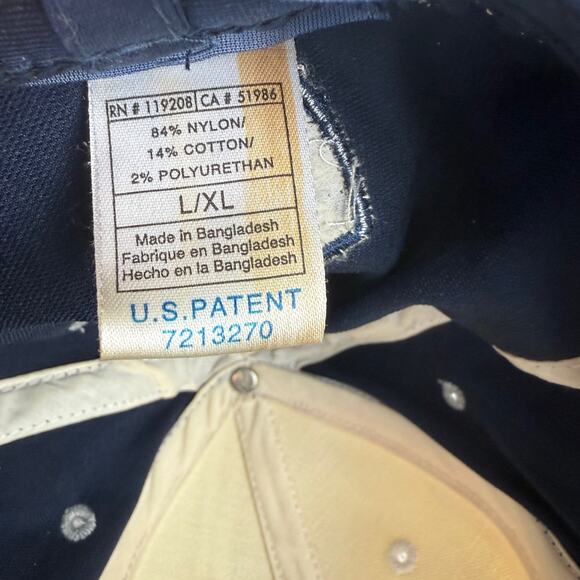 Dallas Cowboys Reebok NFL Official Sideline Hat Beige Navy Size L/XL Fitted Hat - Picture 8 of 10